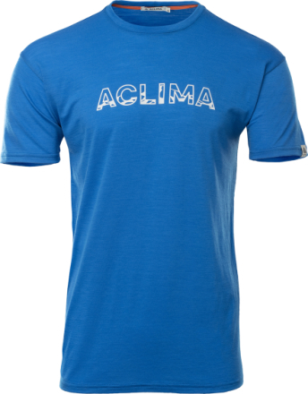 Aclima Aclima Men's LightWool 140 Classic Tee Logo Daphne Kortermede trøyer XL