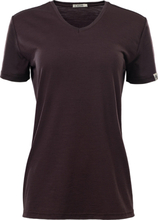 Aclima Aclima Women's LightWool 180 Loose Fit Tee Chocolate Plum T-shirts XS