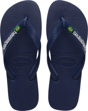 Havaianas Men's Brasil Logo Navy Blue Sandaler 39/40