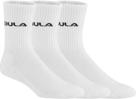 Bula Classic Socks 3pk WHI Hverdagssokker 43/45