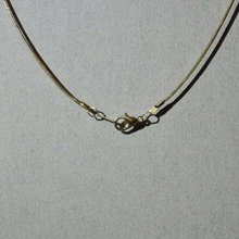 Halsband - Guld - 43cm längd - 1mm tjocklek
