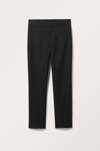 Ankle Length Suit Trousers - Black