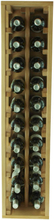 FRACO - Winerex - 20 flasker (1/3 modul) Brunbeiset furu