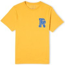 Riverdale Bulldog Pocket Print Unisex T-Shirt - Yellow - XS - Yellow