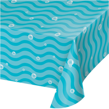 Oceaan/zee themafeest tafelkleed blauw 259 x 137 cm