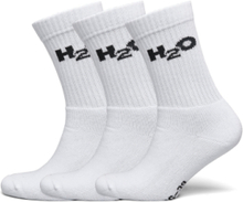 3-Pack Sock Underwear Socks Regular Socks Hvit H2O*Betinget Tilbud