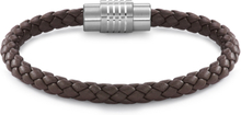 TeNo Herren DYKON Leder Armband braun mit TeNo Safe Lock Verschluss 20 cm