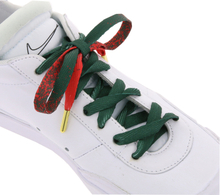 TubeLaces Schuhe Schuhbänder weihnachtliche Schnürsenkel Rot/Grün