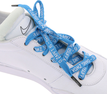 TubeLaces Schuhe Schnürbänder zweifarbige Schnürsenkel O´zapft is Blau/Weiß