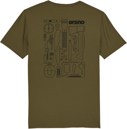 orsino Survival Tools Bio T-Shirt - British Khaki -