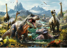 Pussel Educa Ferocious dinosaurs 1000 Delar