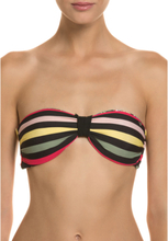 GUESS Wende-Bandeau-Bikini süßes Damen Mode-BH mit floralen Muster-Details Bunt