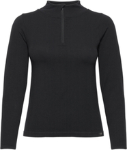 Fiona Sport T-shirts & Tops Long-sleeved Black Drop Of Mindfulness