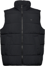 "Crinkle Nylon Quilt Vest Vest Black Calvin Klein"