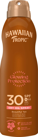 Hawaiian Tropic Glowing Protection Oil C-Spray SPF30 180 ml