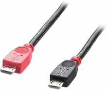 Adapter micro-USB till Mini USB LINDY 31759 Svart 1 m