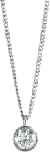 TeNo Damen Halskette Joy Edelstahl mit Crystal White Zirkonia, 42cm