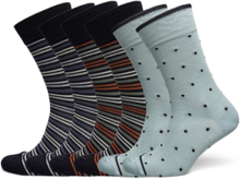 Socks 6-P, Bamboo, Multi 115S24 6 Pc/Pack Underwear Socks Regular Socks Blue TOPECO