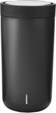To Go Click To Go Kop 0.2 L. Black Metallic Home Tableware Cups & Mugs Thermal Cups Black Stelton