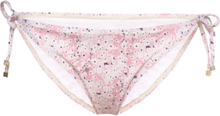 Fleurine Low-Waist Bikini Bottoms Designers Bikinis Bikini Bottoms Side-tie Bikinis Pink Malina