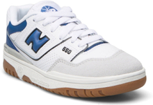 New Balance Bb550 Kids Bungee Lace Sport Sneakers Low-top Sneakers Blue New Balance