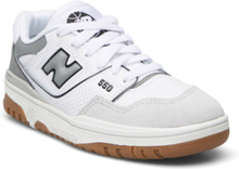 New Balance Bb550 Kids Bungee Lace Sport Sneakers Low-top Sneakers White New Balance