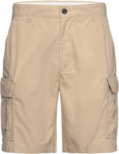 Fig Loose Cargo Poplin Shorts - Got Bottoms Shorts Cargo Shorts Cream Knowledge Cotton Apparel