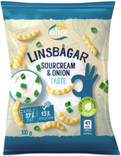 OHO! Linsesnacks Sour Cream & Onion