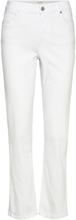 Pd-Trisha Jeans White Bottoms Jeans Straight-regular White Pieszak