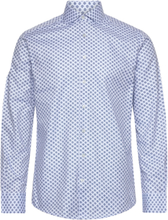 Bs Sanders Slim Fit Shirt Tops Shirts Casual Blue Bruun & Stengade