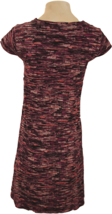 s.Oliver Mini-Kleid elastisches Damen Sommer-Kleid mit grafischem Muster Bunt