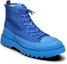 Kamiki High U Textile High-top Sneakers Blue Sneaky Steve