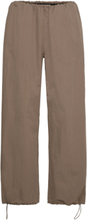 Sanna Trousers Designers Trousers Wide Leg Brown Stylein