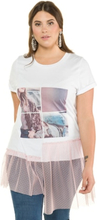 Große Größen Shirt Damen (Größe 42 44, weiß) | Studio Untold T-Shirts Baumwolle