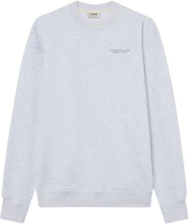 Residence Hotel Graphic Crew Neck Tops Sweatshirts & Hoodies Sweatshirts Grey Pompeii