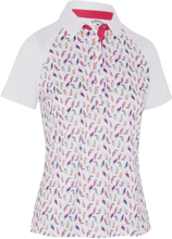 Birdie/Eagle Printed Short Sleeve Polo Tops T-shirts & Tops Polos White Callaway