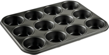 Muffinform Til 12 Stk. Home Kitchen Baking Accessories Baking Tins Cupcake & Muffin Tins Black Blomsterbergs