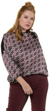 Große Größen Shirt Damen (Größe 42 44, multicolor) | Studio Untold Langarmshirts Polyester