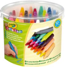 Crayola 24 Mini Kids Jumbo Crayons Toys Creativity Drawing & Crafts Drawing Coloured Pencils Multi/patterned Crayola