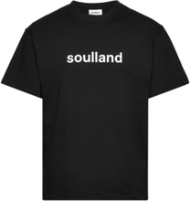 Ocean T-Shirt Tops T-Kortærmet Skjorte Black Soulland