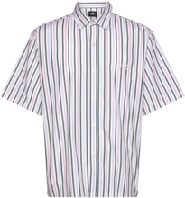 Toledo Shirt Ss - White / Pink / Green Designers Shirts Short-sleeved White Edwin