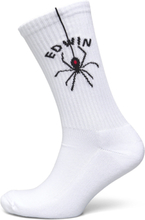 Spider Socks - White Designers Socks Regular Socks White Edwin