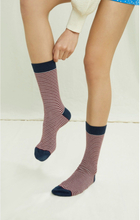 People Tree Unisex Stripe Socks - Organic Certified Cotton