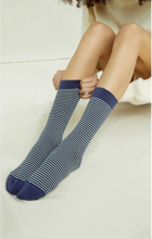 People Tree Unisex Stripe Socks - Organic Certified Cotton
