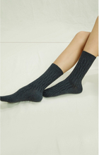 People Tree Unisex Cable Socks - Organic Certified Cotton