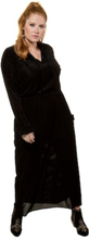 Große Größen Samtkleid Damen (Größe 50 52, schwarz) | Studio Untold Maxikleider Polyester/Elasthan