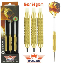Bull's NL Dart Pfeile Bear Brass Gold Lauflänge: 53,04 mm - Laufstärke: 7,00 mm
