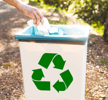 Recycle logo sticker
