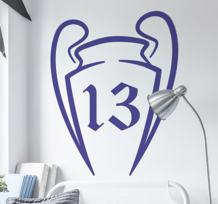 Sticker Real Madrid 10 bekers
