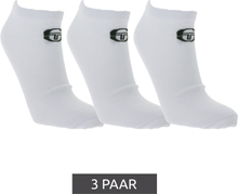 3 Paar Sergio Tacchini Sneaker-Socken modische Baumwoll-Socken 230000830 Weiß